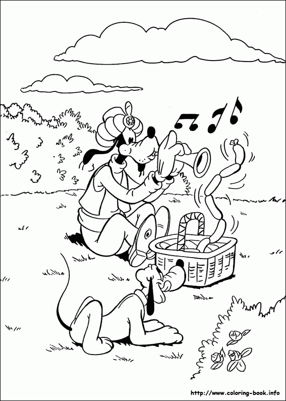 Goofy kolorowanki